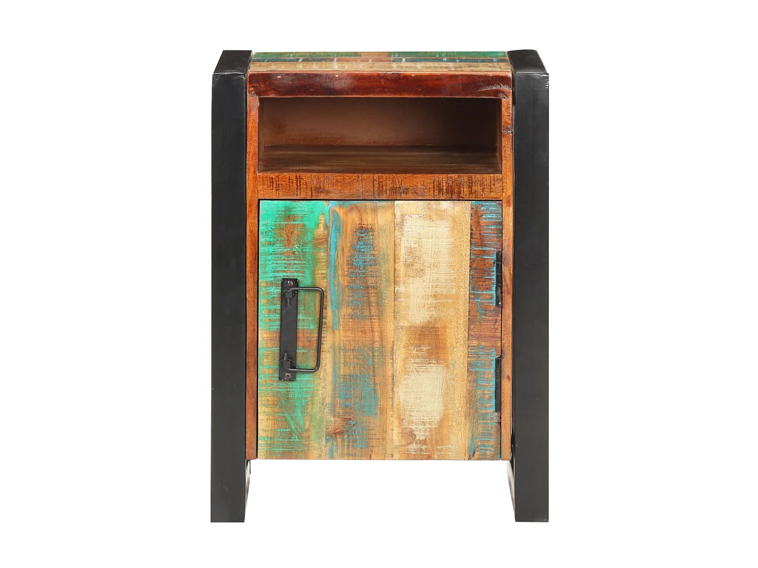 Nachtkastje 40x35x55 cm massief gerecycled hout