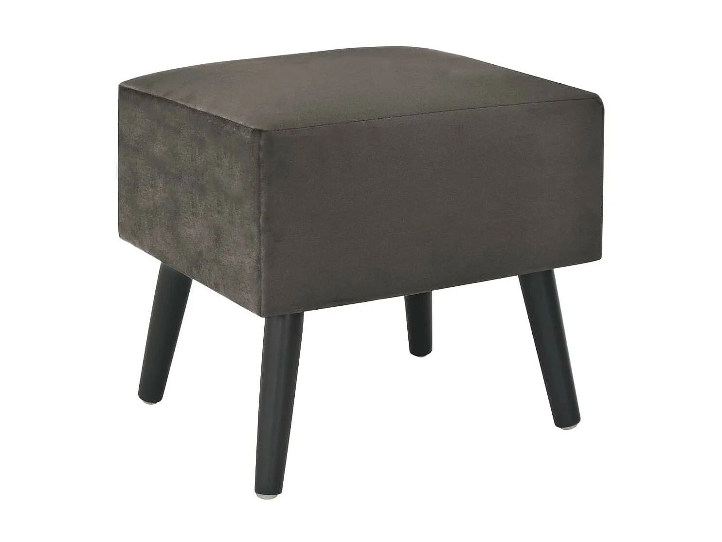 Tables de chevet 2 pcs Gris 40x35x40 Velours