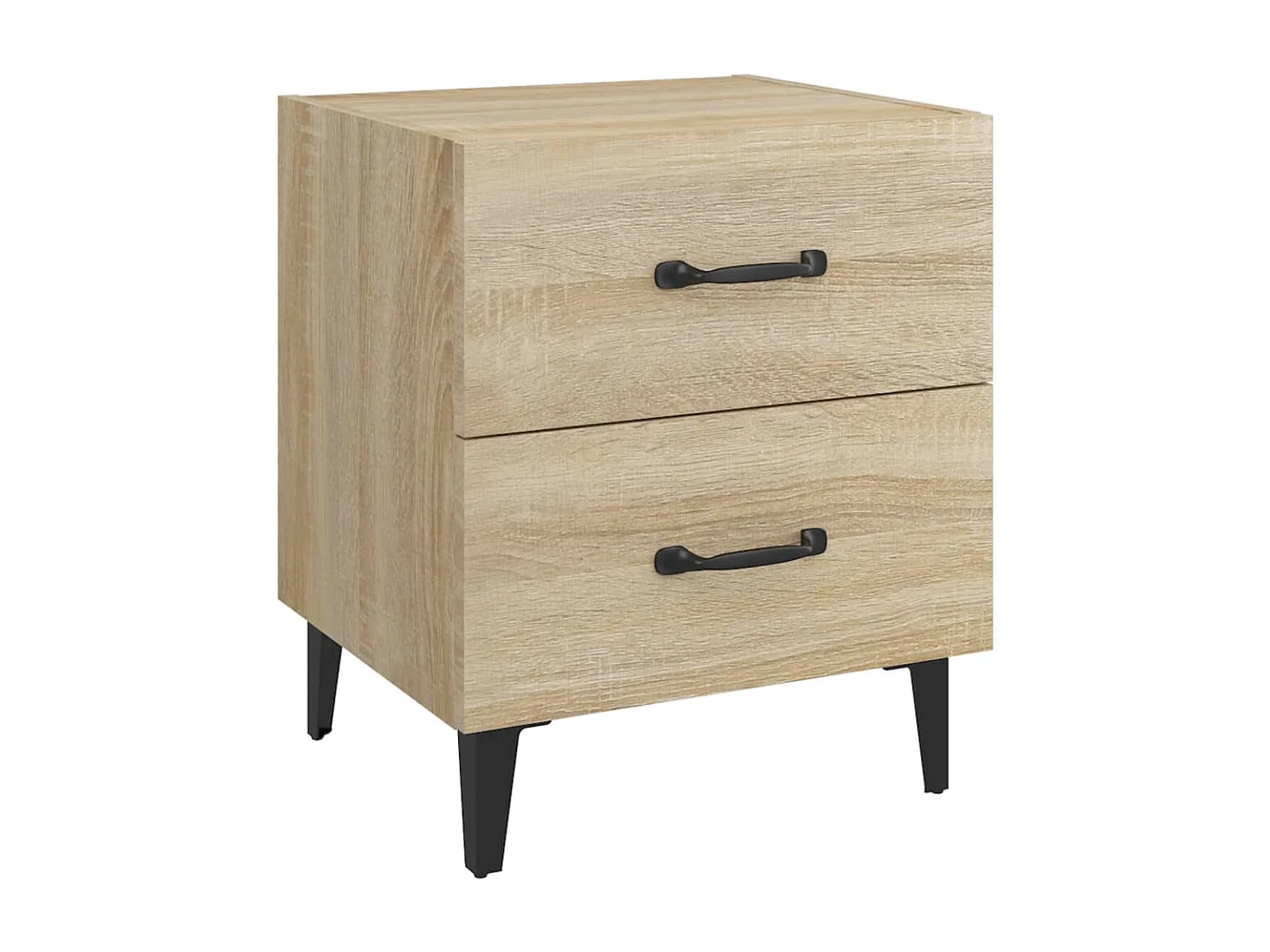 Tables de chevet 2 pcs Chêne sonoma Kareza - Lot de 2