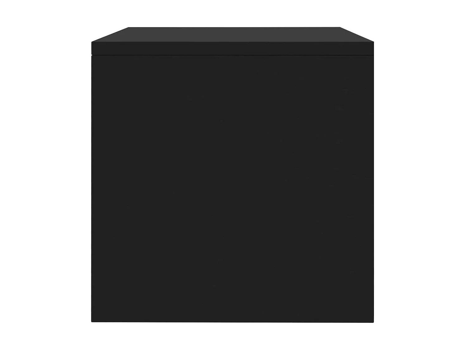 2 pcs Tables de chevet Noir 40 x 30x30