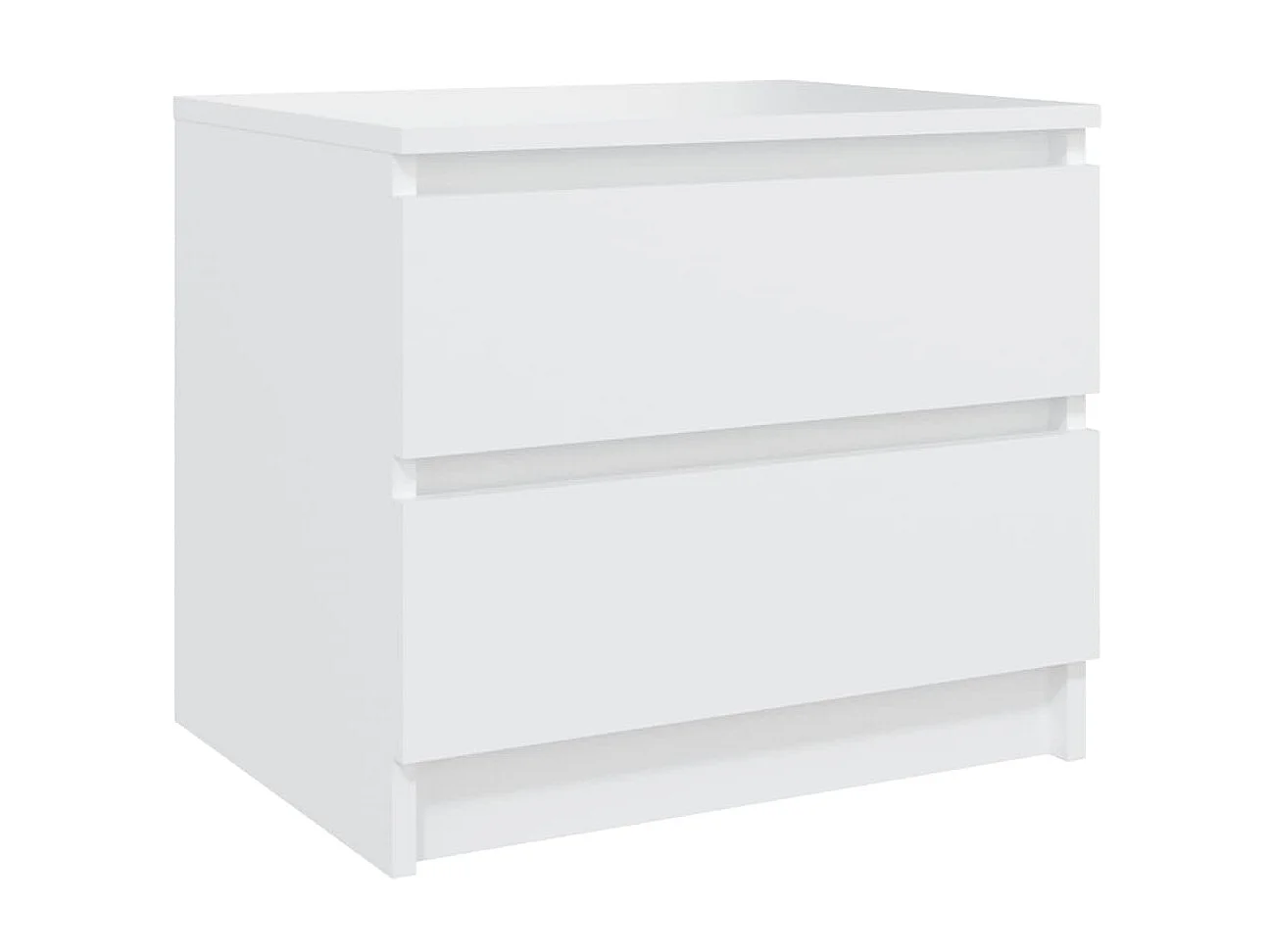 Tables de chevet 2 pcs Blanc 50x39x43,5