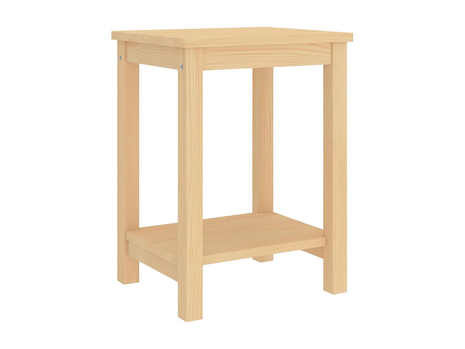 Table de chevet Bois clair 35x30x47 Bois de pin massif