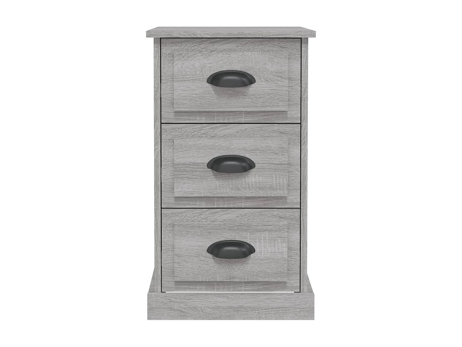 Table de chevet sonoma gris 39x39x67 bois d'ingénierie