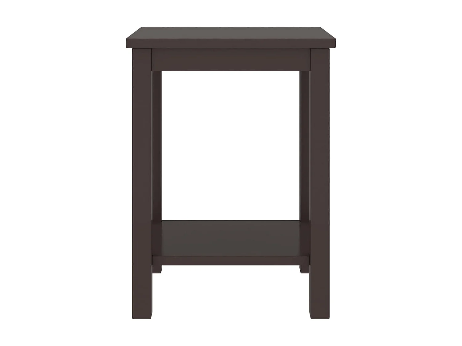 Nachtkastje 35x30x47 cm massief grenenhout donkerbruin