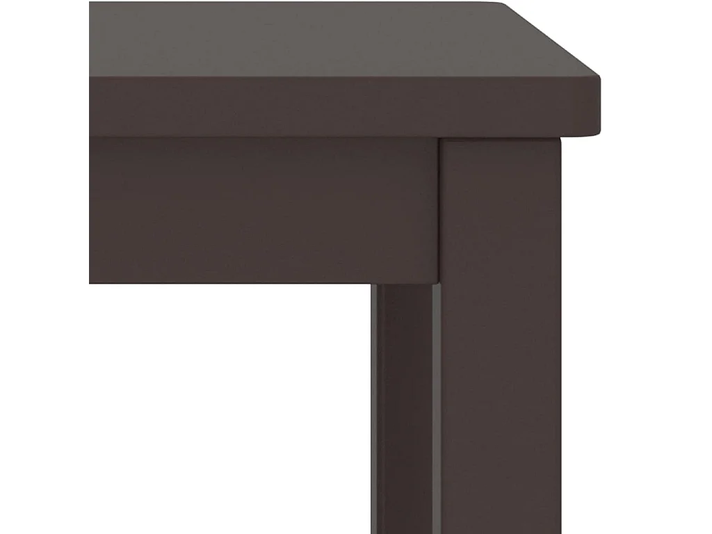 Nachtkastje 35x30x47 cm massief grenenhout donkerbruin