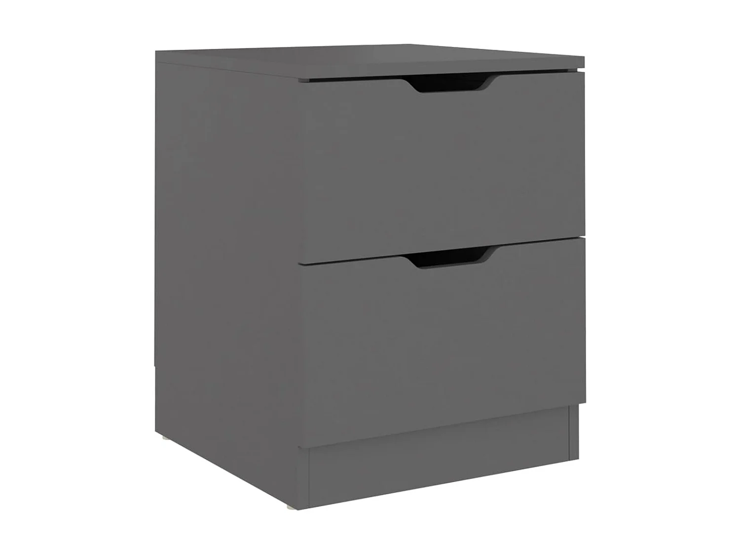 Table de chevet Gris 40x40x50