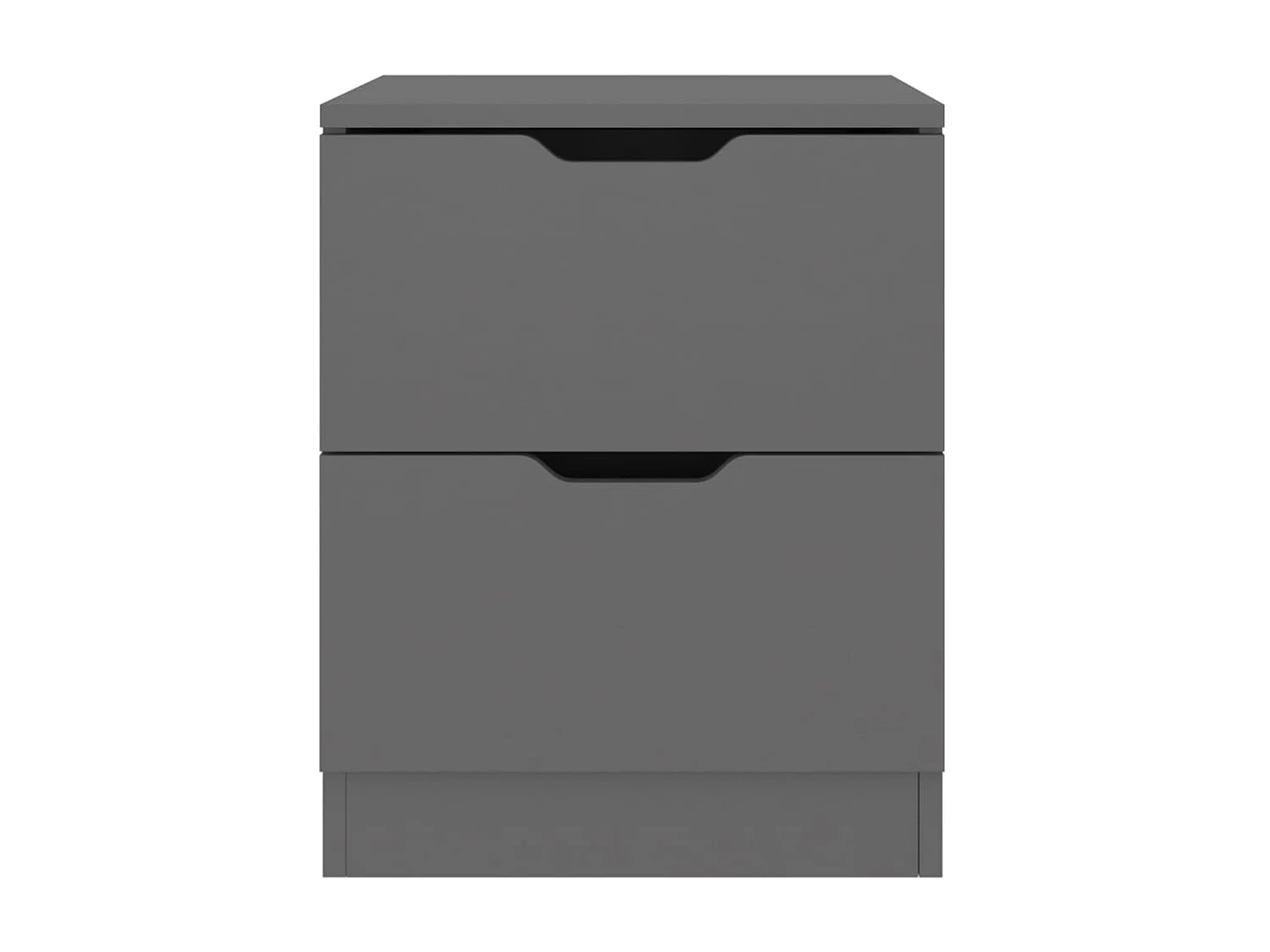 Table de chevet Gris 40x40x50