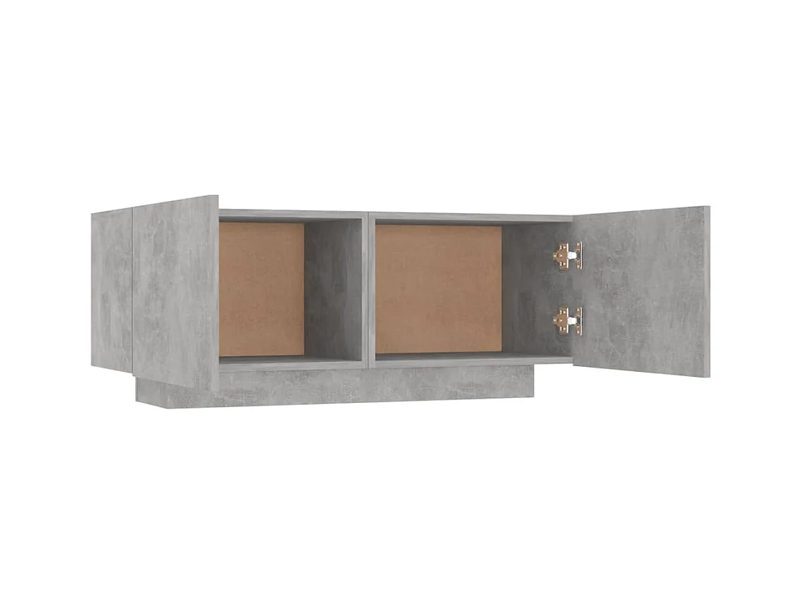 Table de chevet Gris béton 100x35x40