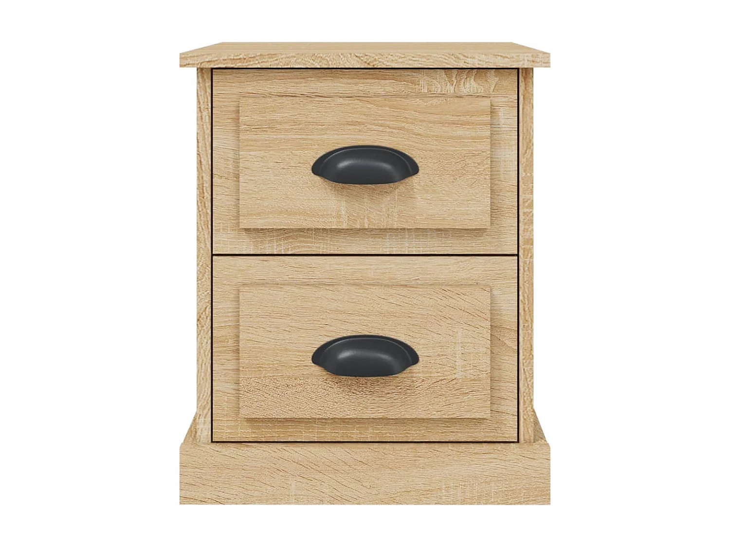 Table de chevet chêne sonoma 39x39x47,5 bois d'ingénierie