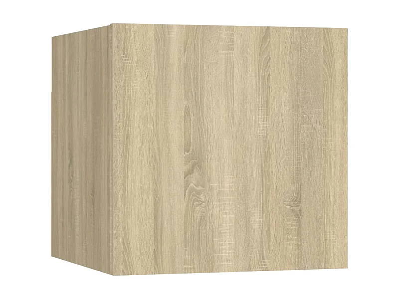 Table de chevet suspendu Chêne sonoma 30,5x30x30