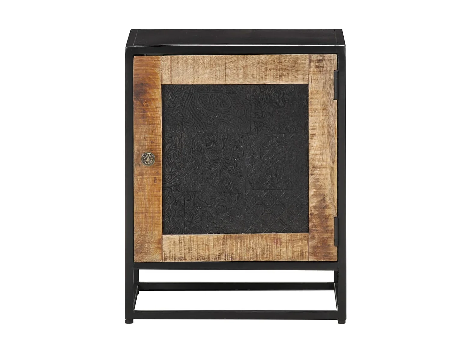 Table de chevet 40x30x50 Bois de manguier brut 4