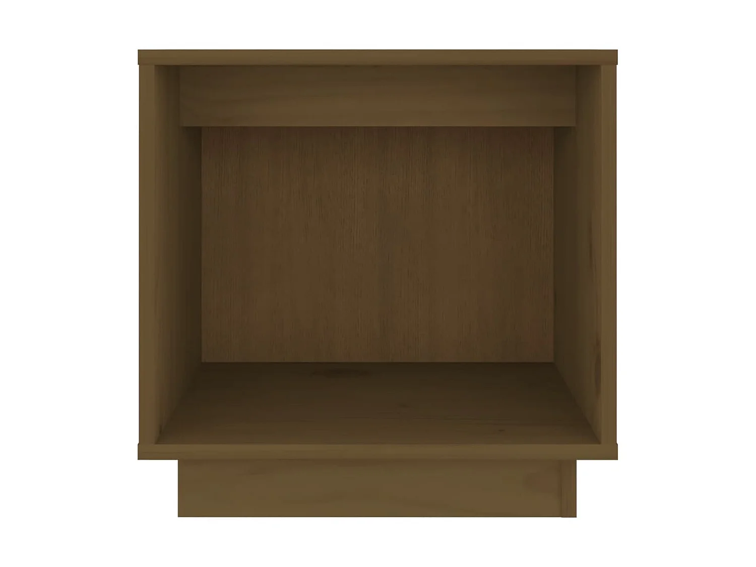 Table de chevet Marron miel 40x30x40 Bois de pin solide