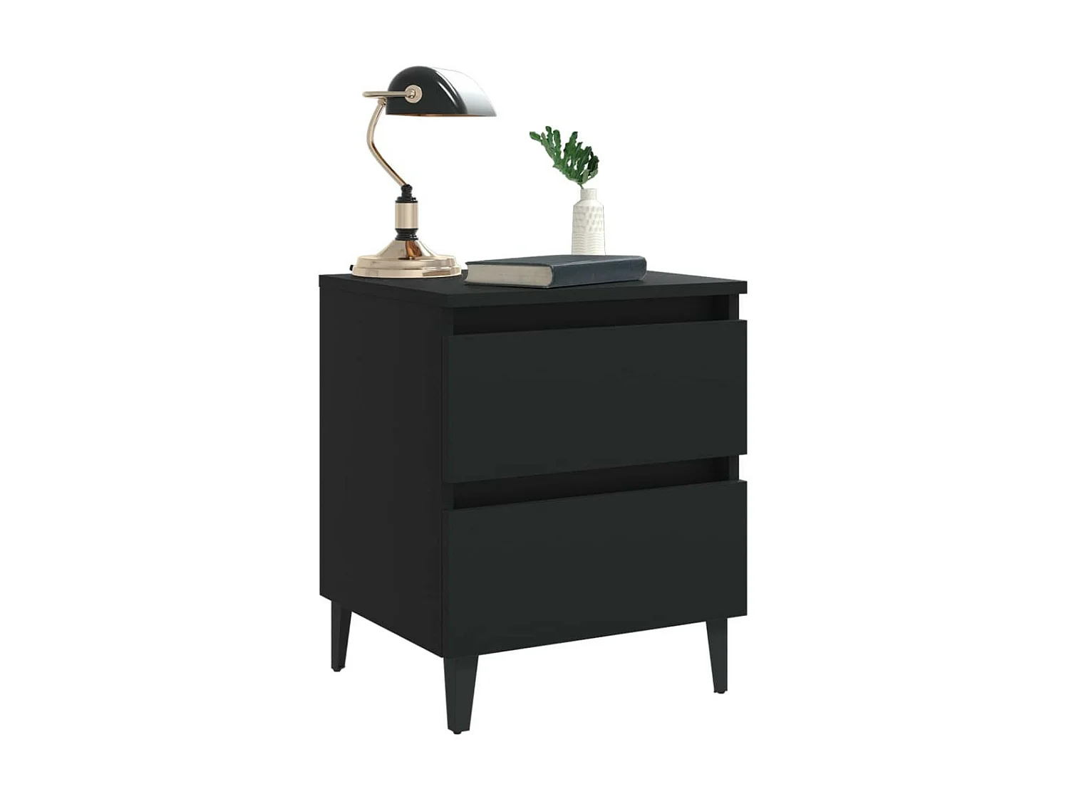 Tables de chevet Noir Kire - Lot de 2