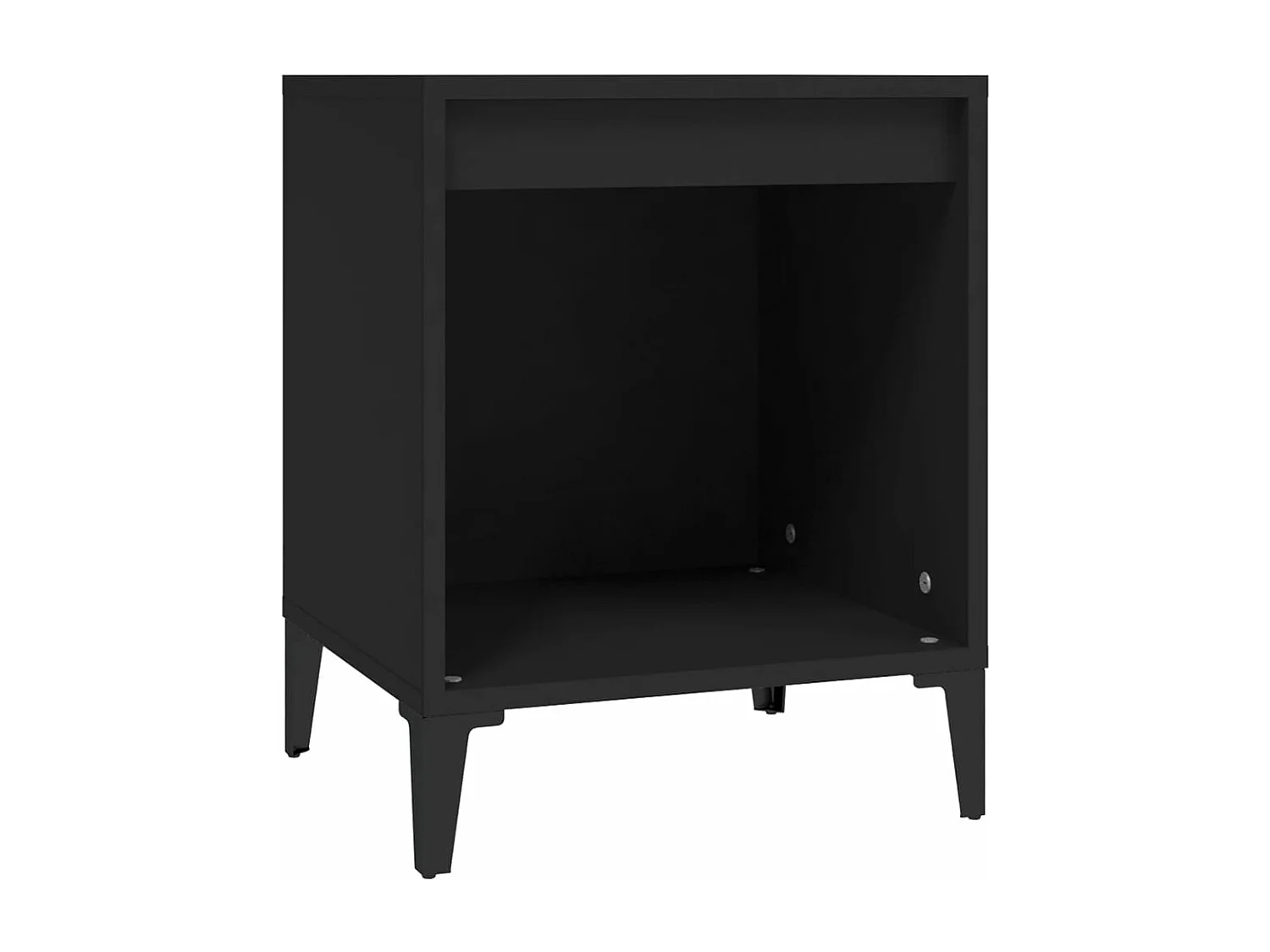 Tables de chevet 2 pcs Noir 40x35x50