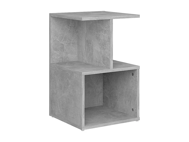Table de chevet Gris béton 35x35x55