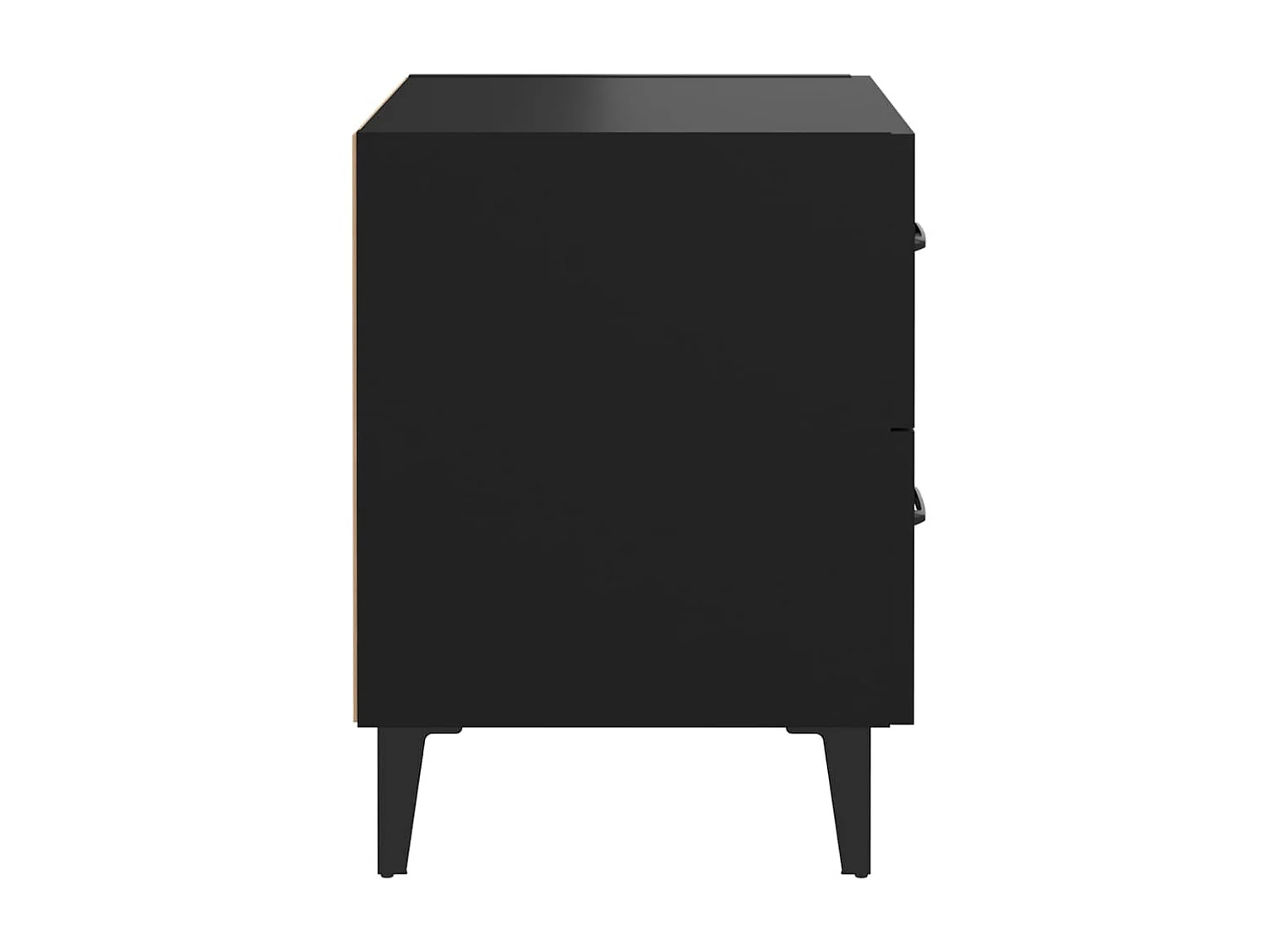Tables de chevet 2 pcs Noir 40x35x47,5