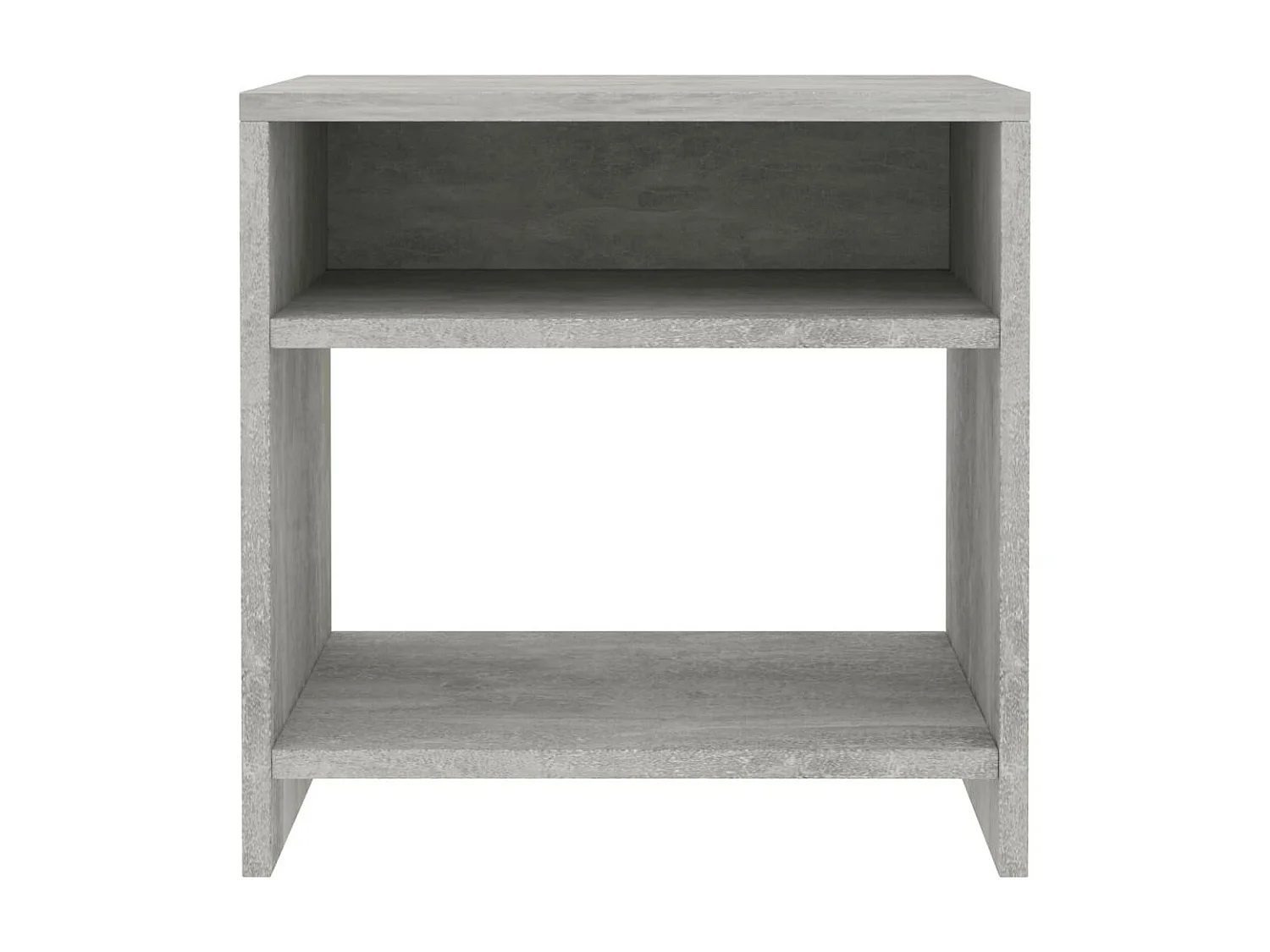 Table de chevet Gris béton 40 x 30x40 - Lot de 2