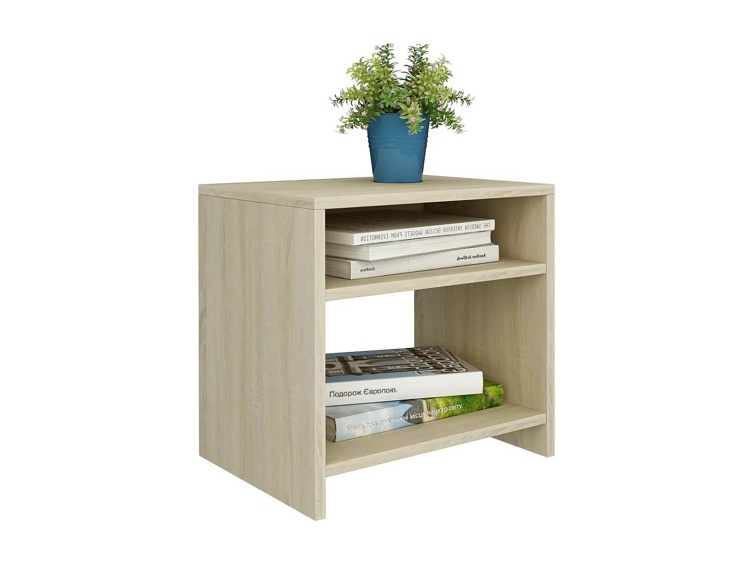 Table de chevet Chêne sonoma 40 x 30x40 - Lot de 2