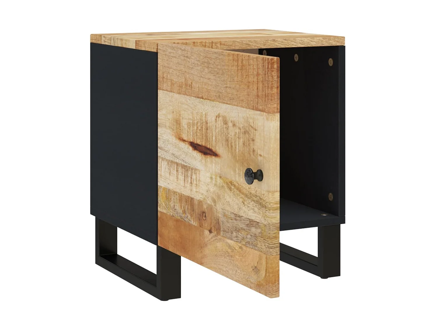 Tables de chevet 2 pcs 40x33x46 Bois de manguier solide 2