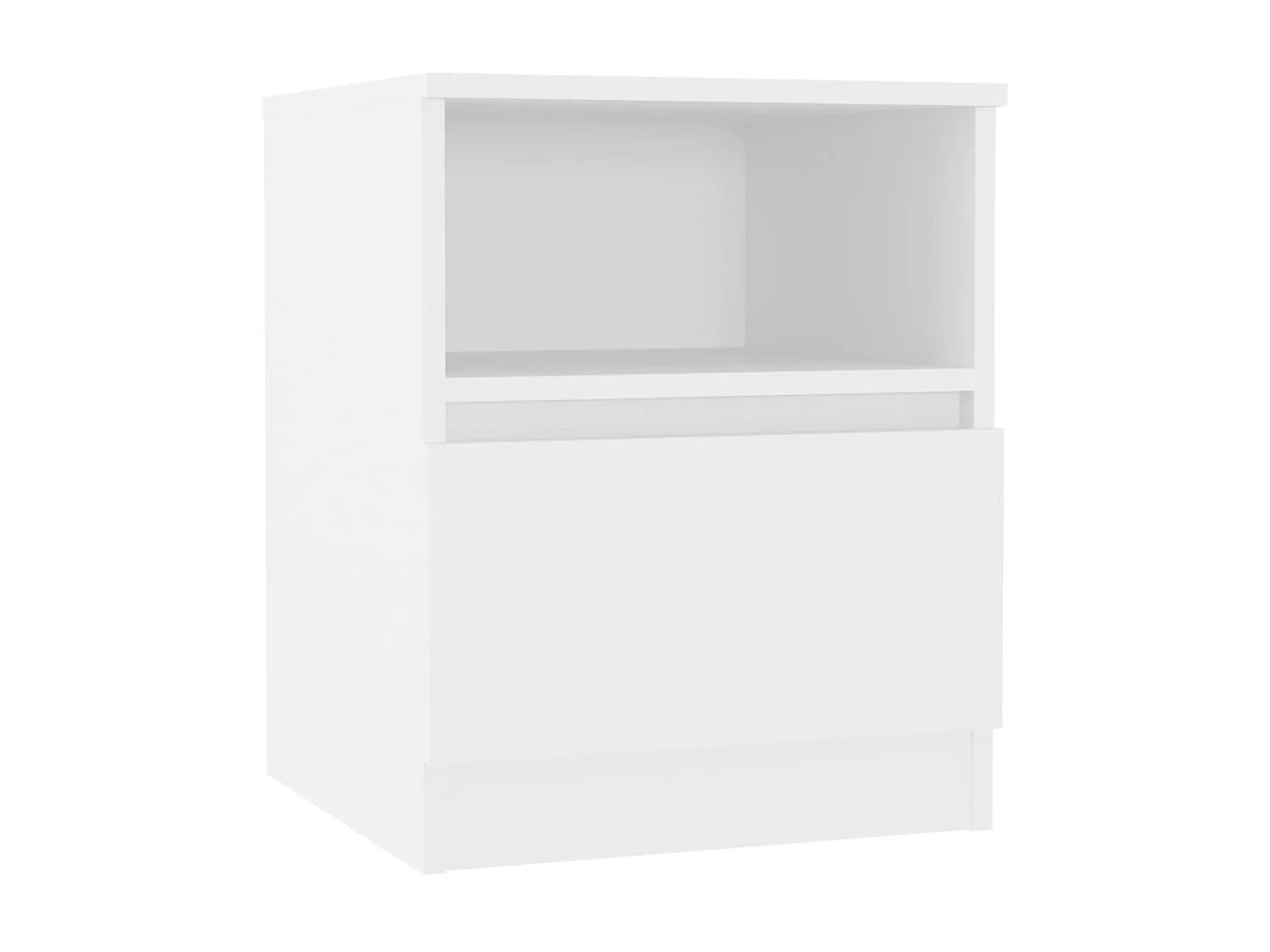 Table de chevet Blanc 40x40x50 2