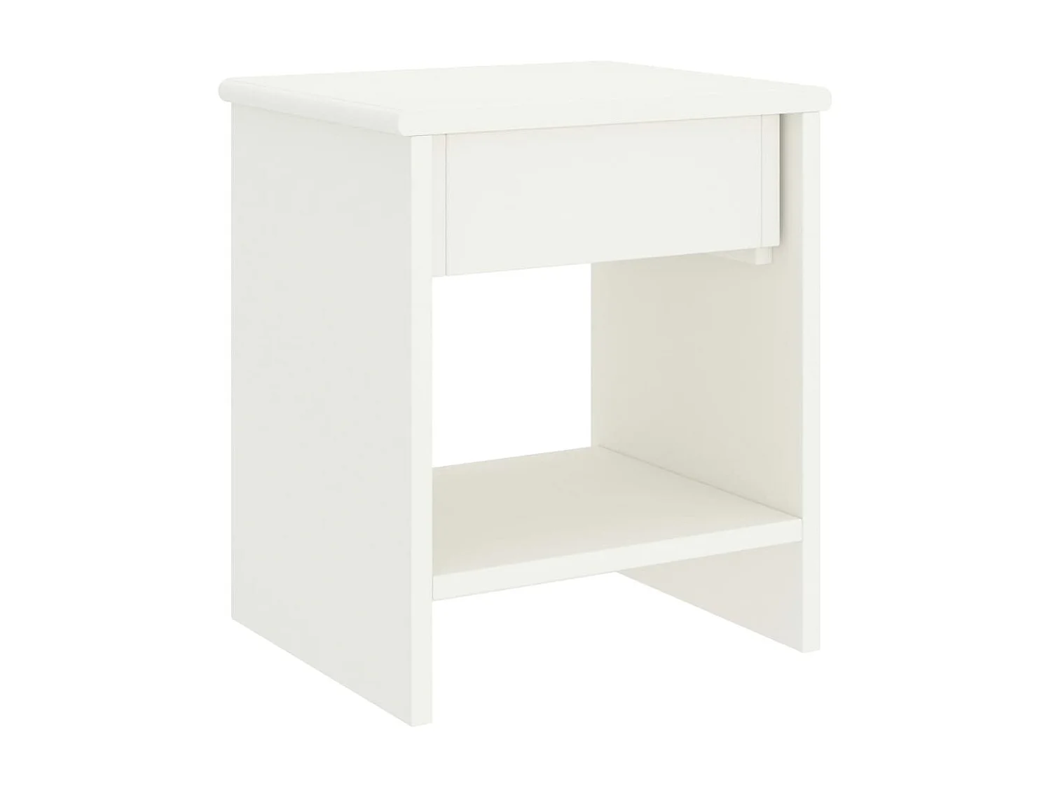 Table de chevet Blanc 35x30x40 Bois de pin massif 2