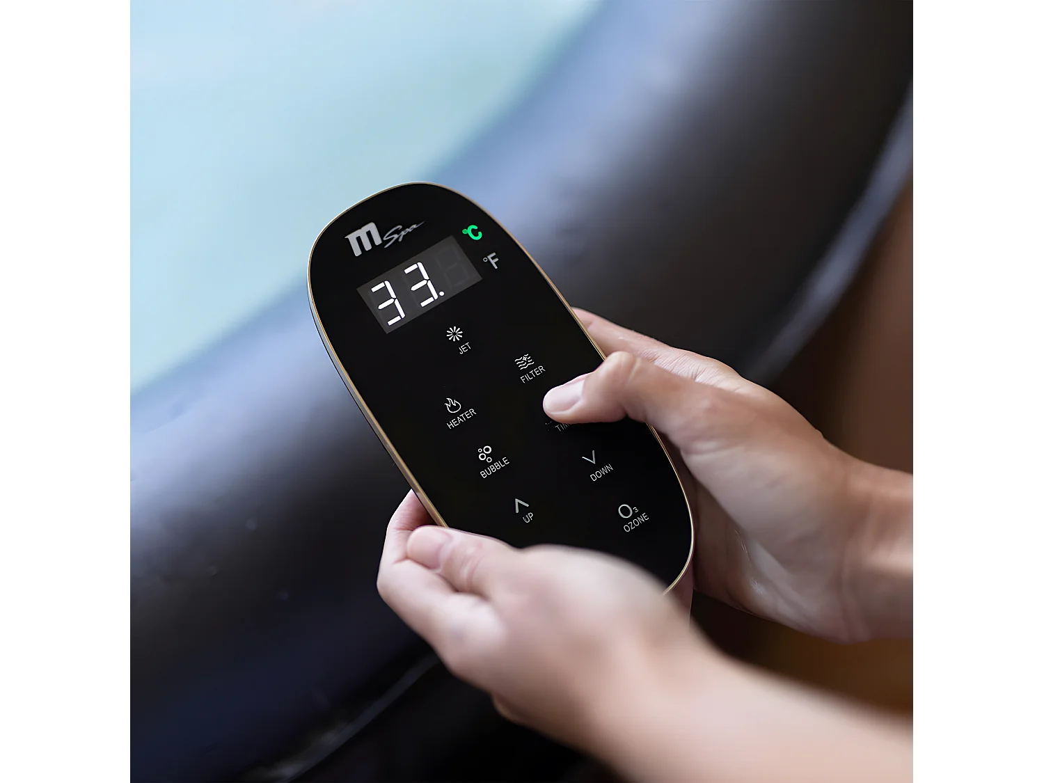 Spa gonflable rond hydrojets 6 places Carlton Mspa