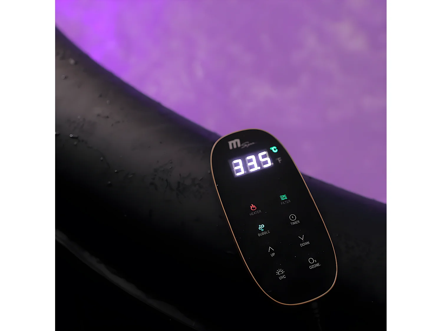 Spa gonflable rond 6 places Aurora LED Mspa