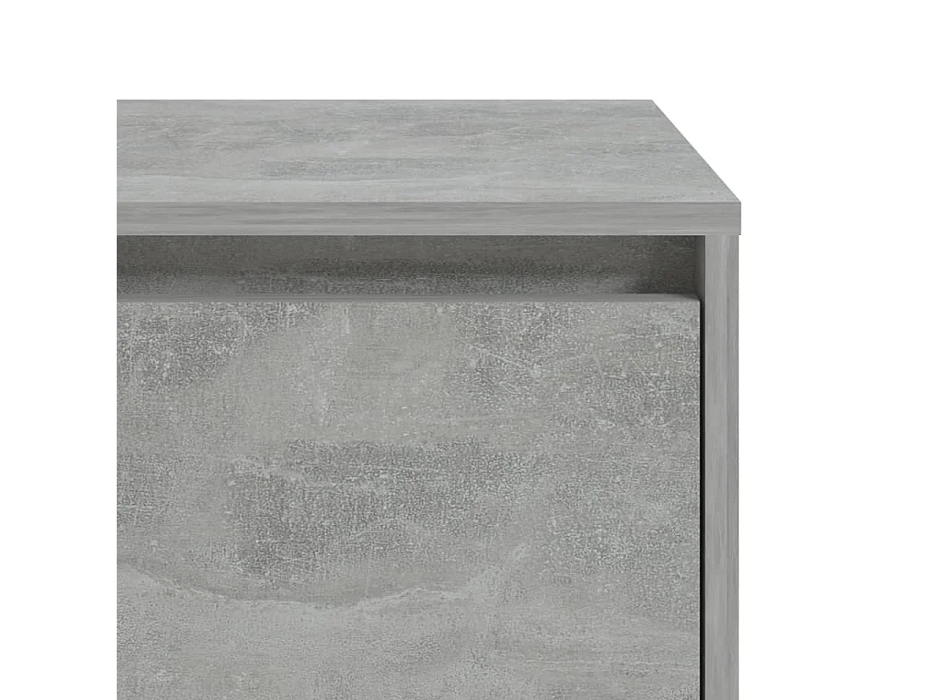 Table de chevet Gris béton 45x34x44,5