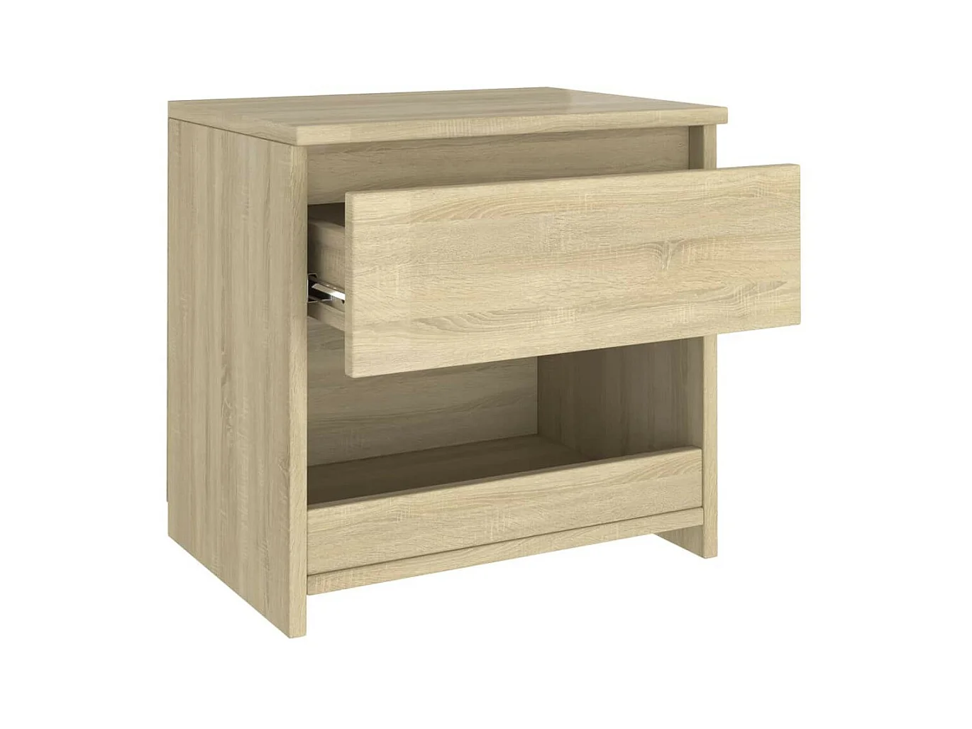 Nachtkastjes 2 st 40x30x39 cm spaanplaat sonoma eikenkleurig