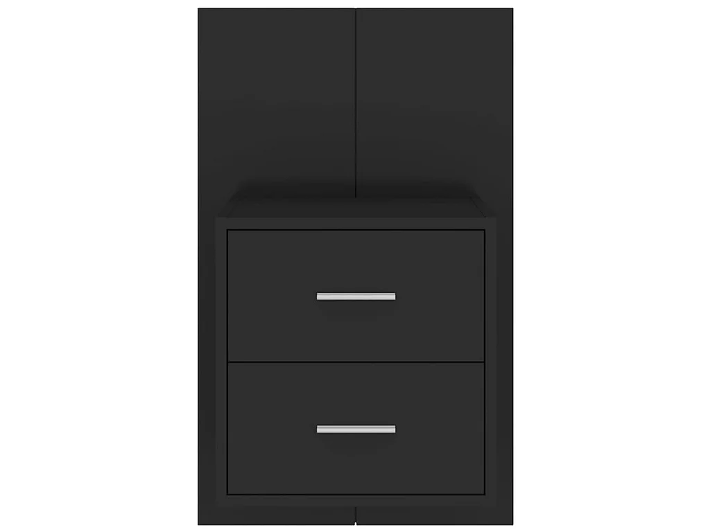 Table de chevet murale Noir