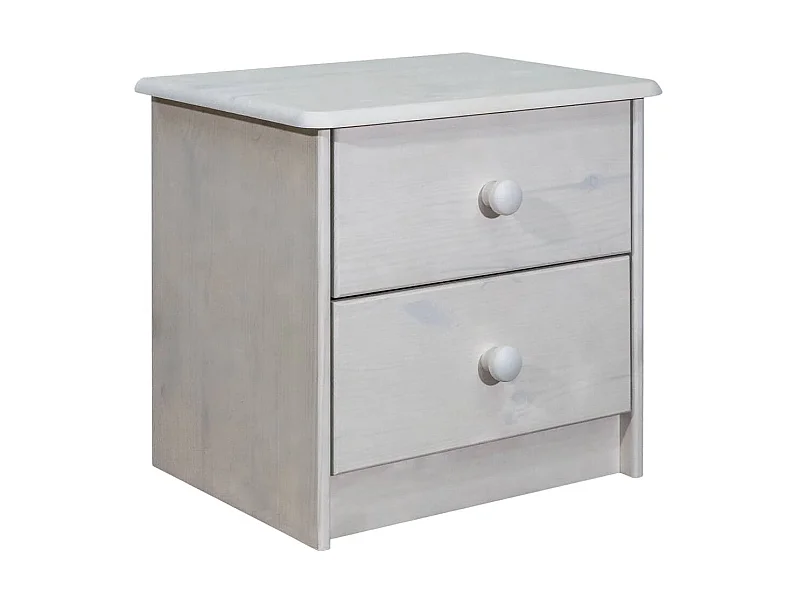 Table de chevet 43x34x40 Bois de pin solide 2