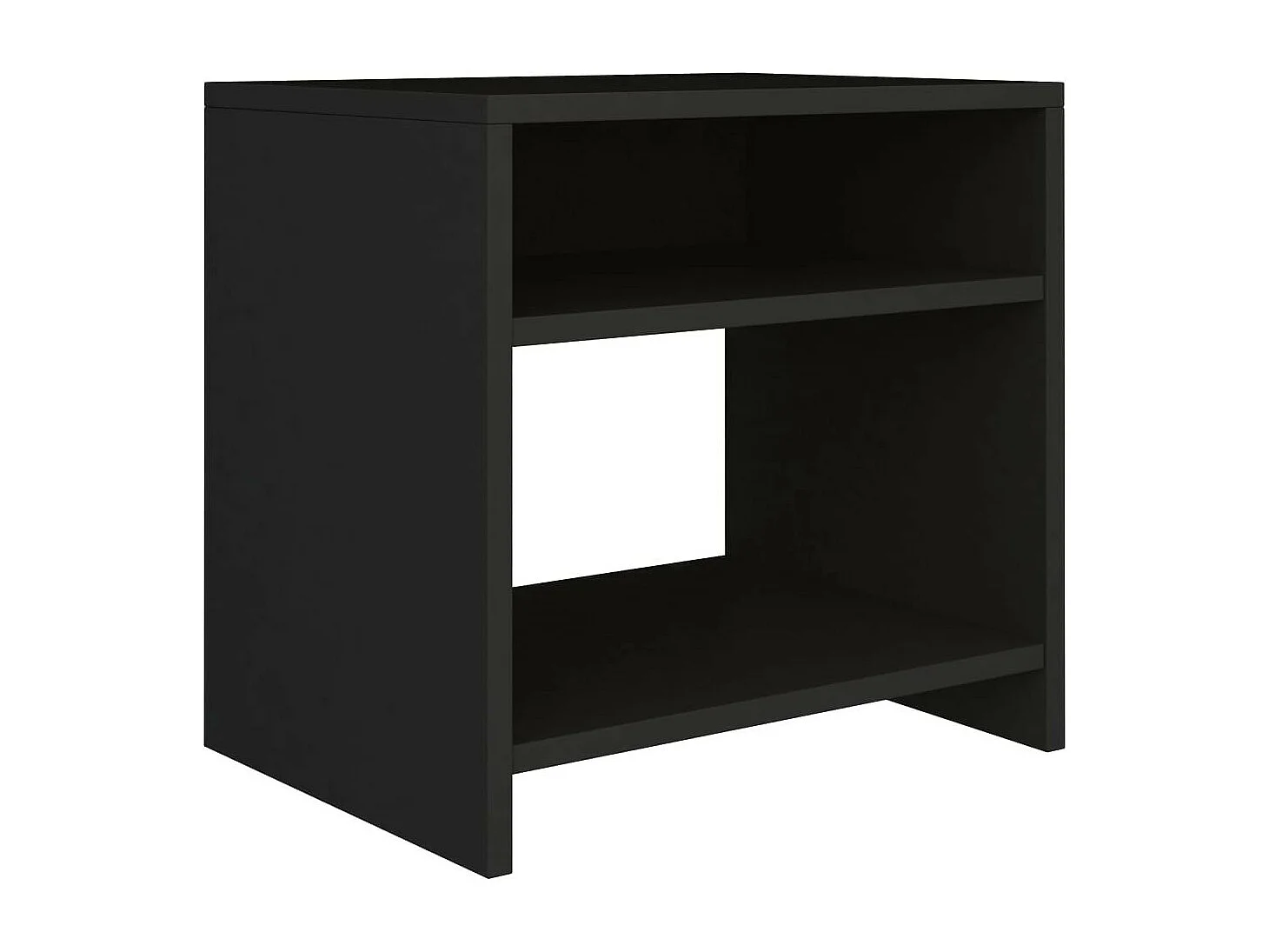 Table de chevet Noir 40 x 30x40 - Lot de 2