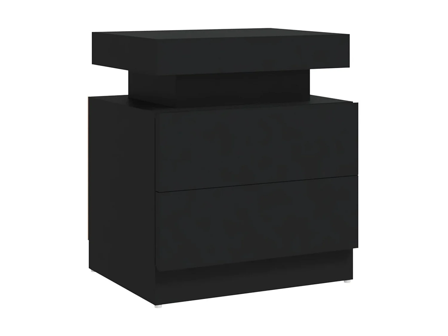 Table de chevet Noir 45x35x52