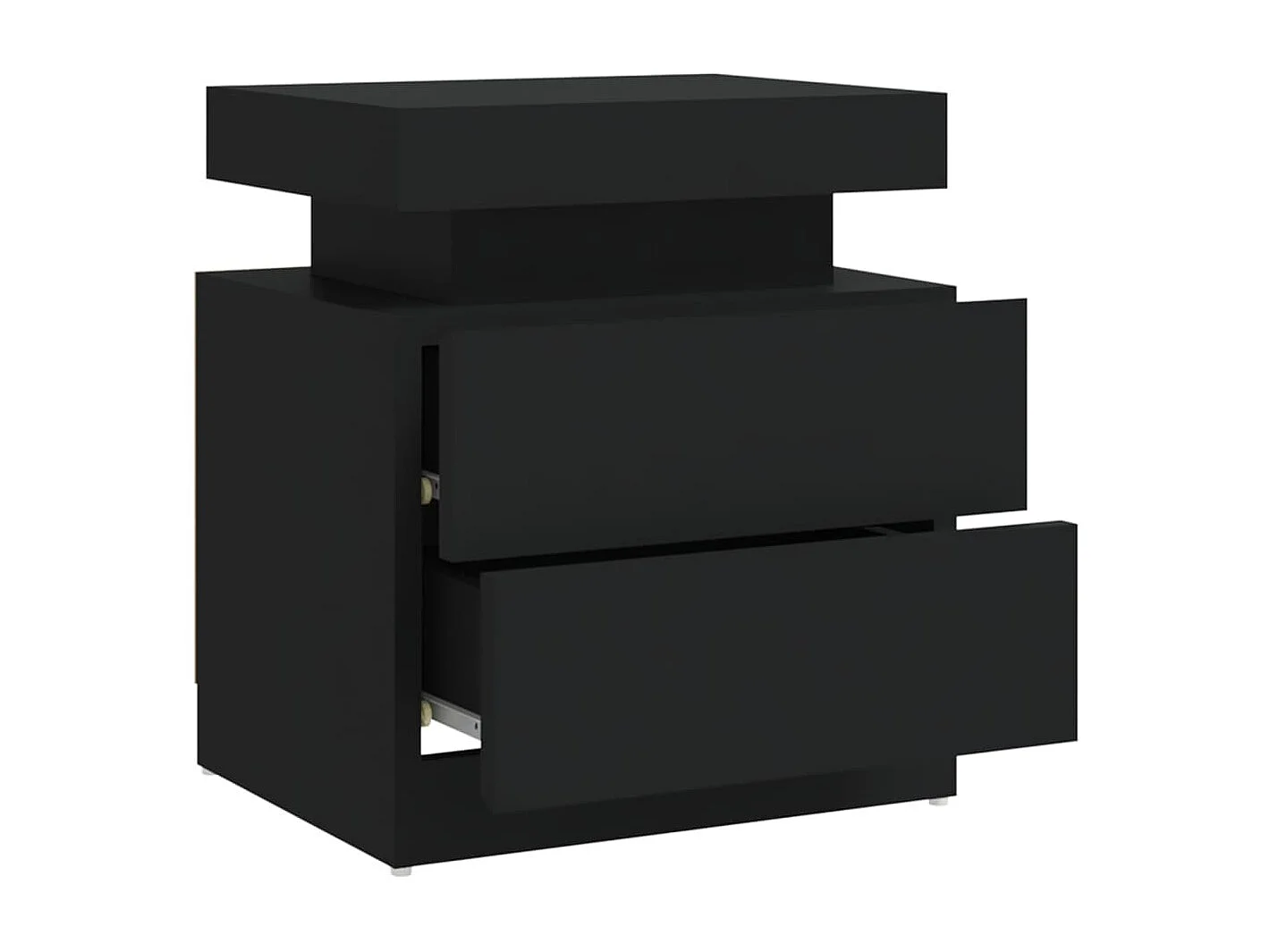 Table de chevet Noir 45x35x52