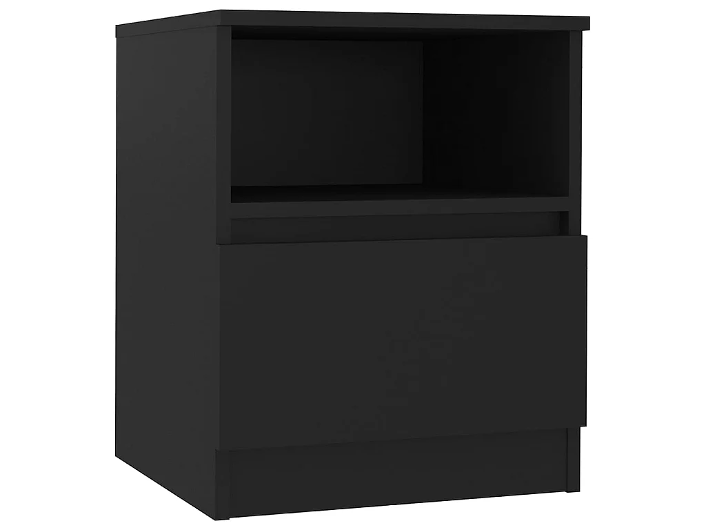 Table de chevet Noir 40x40x50 2