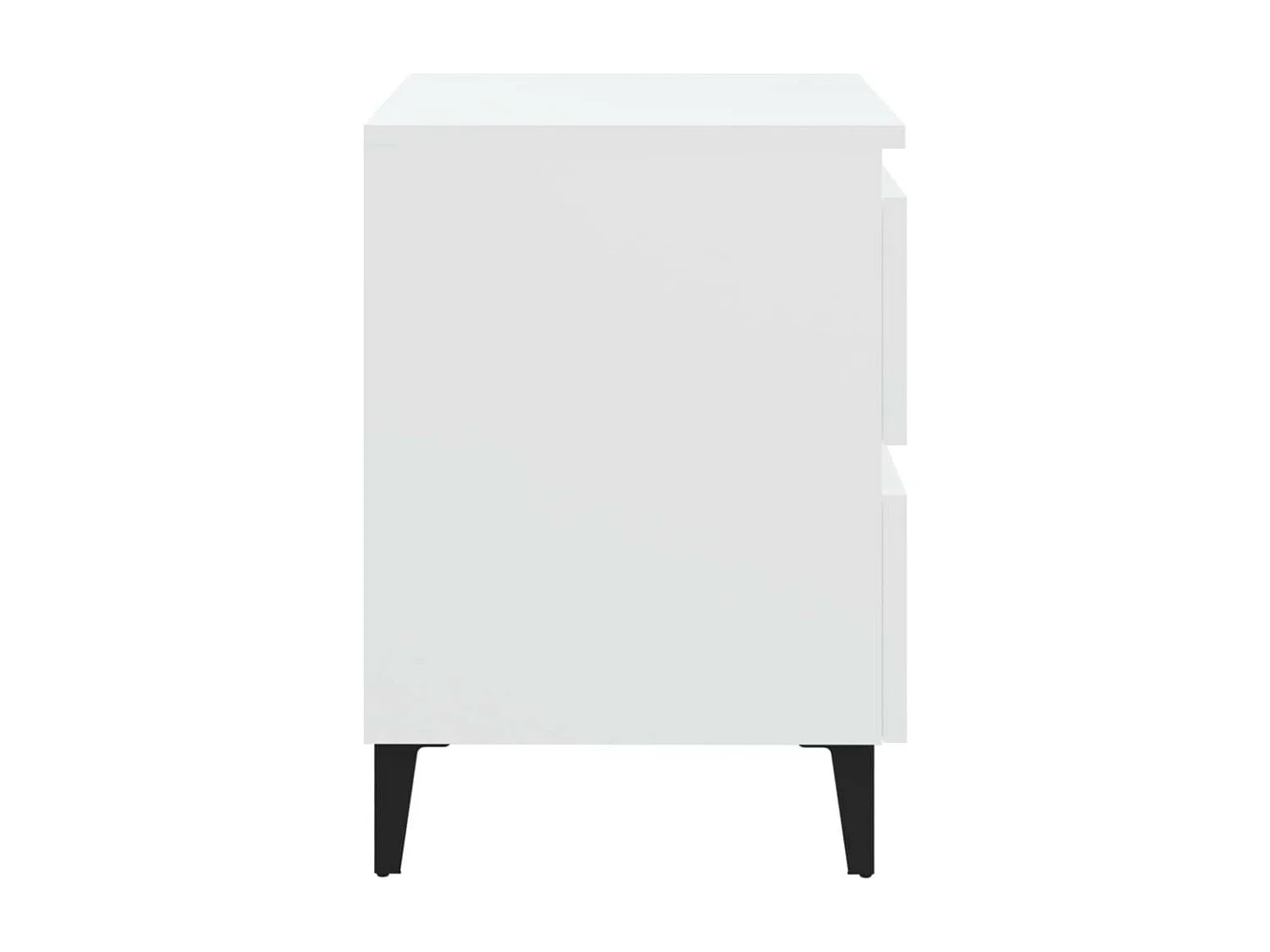 Table de chevet Blanc 40x35x50