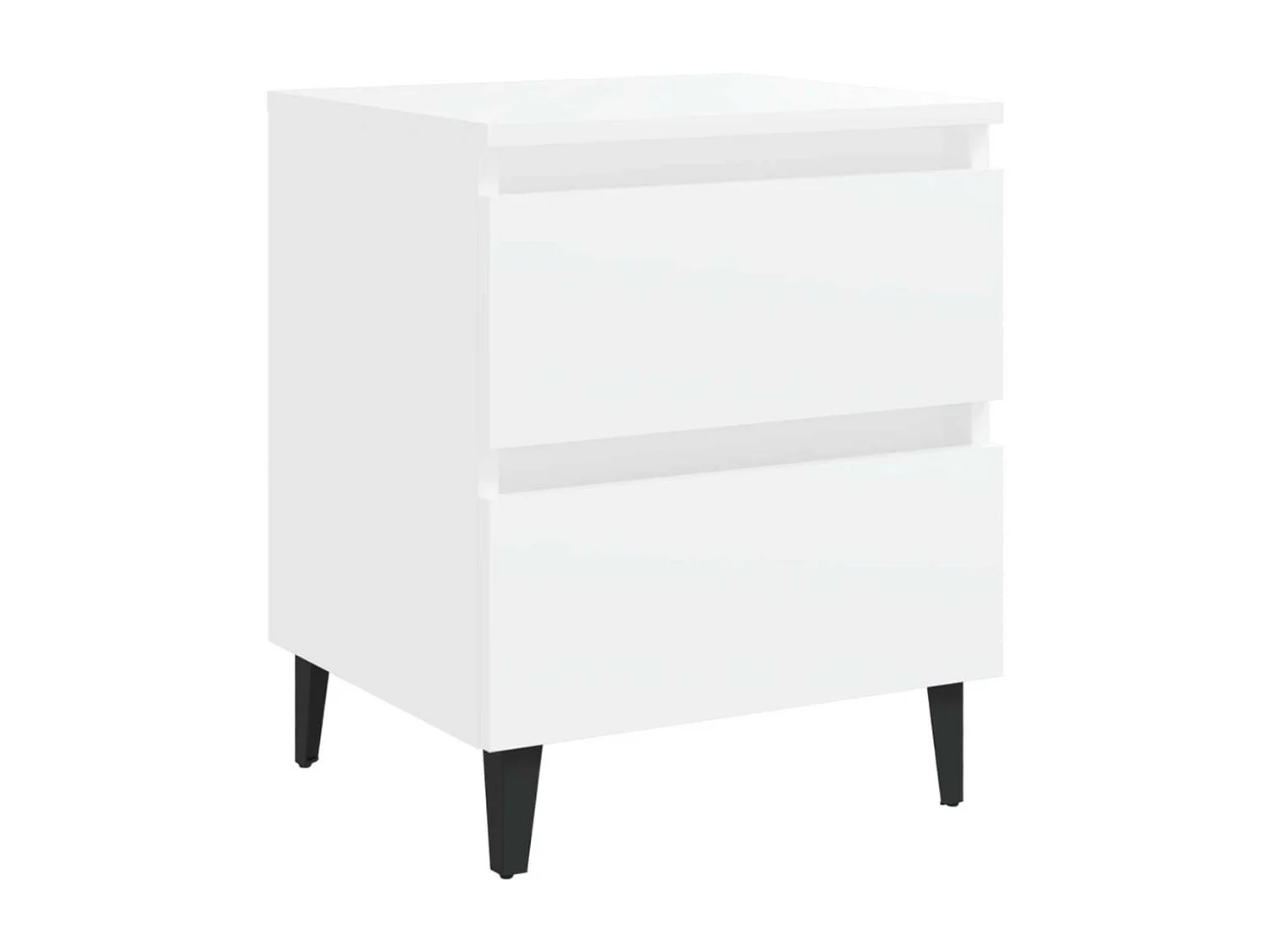 Table de chevet Blanc 40x35x50