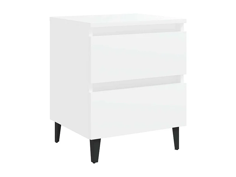 Table de chevet Blanc 40x35x50