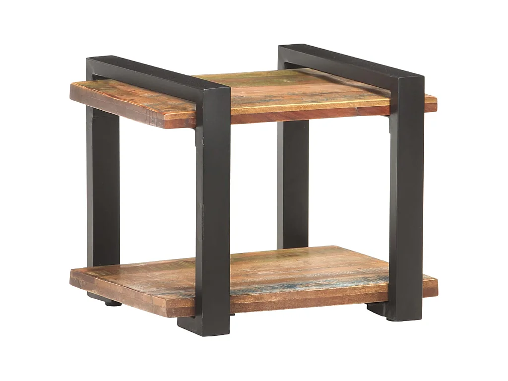 Table de chevet 50x40x40 Bois de récupération massif