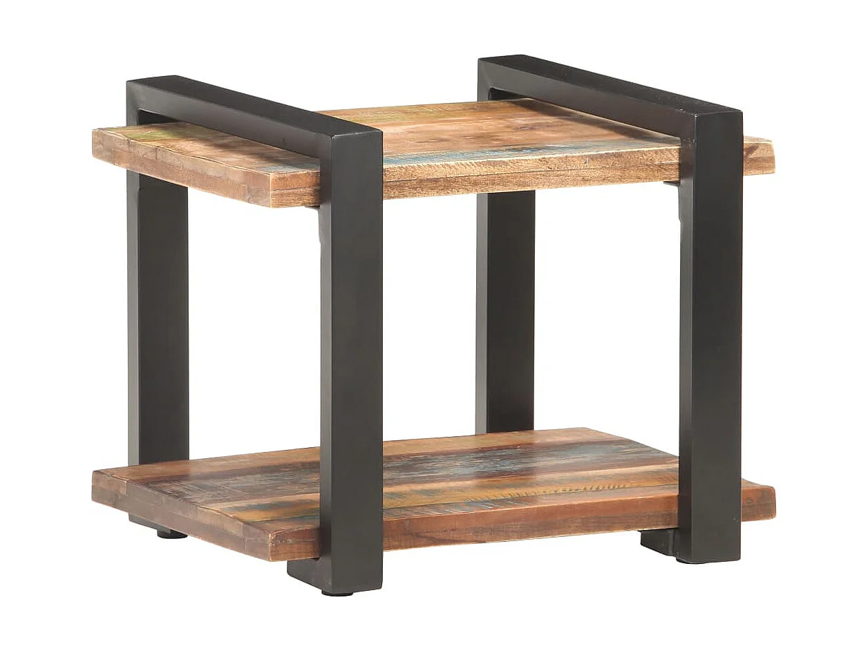 Table de chevet 50x40x40 Bois de récupération massif