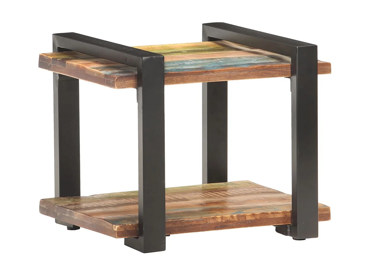 Table de chevet 50x40x40 Bois de récupération massif