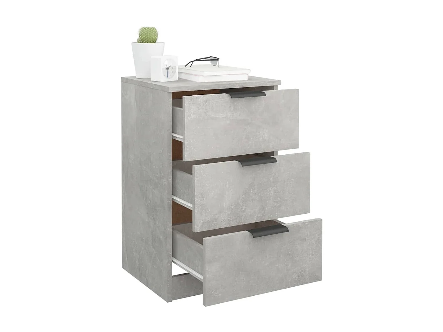 Table de chevet Gris béton 40x36x65