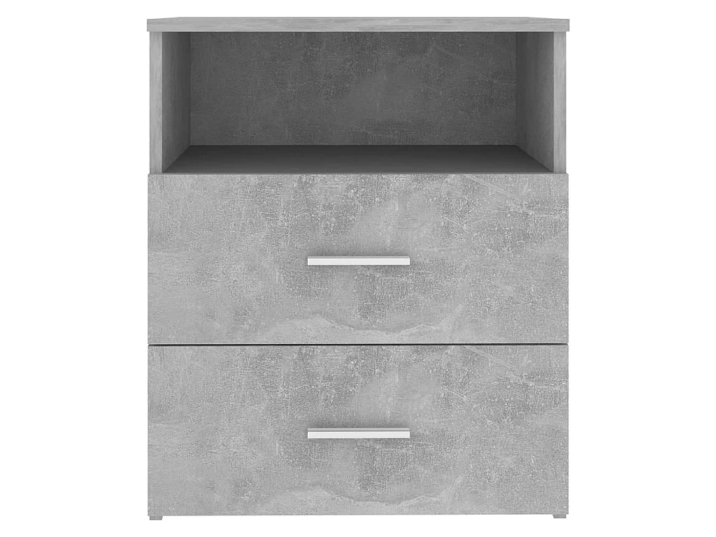 Table de chevet Gris béton 50x32x60
