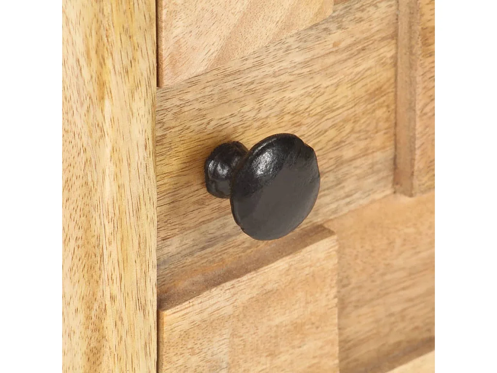 Table de chevet 40x30x45 Bois de manguier solide