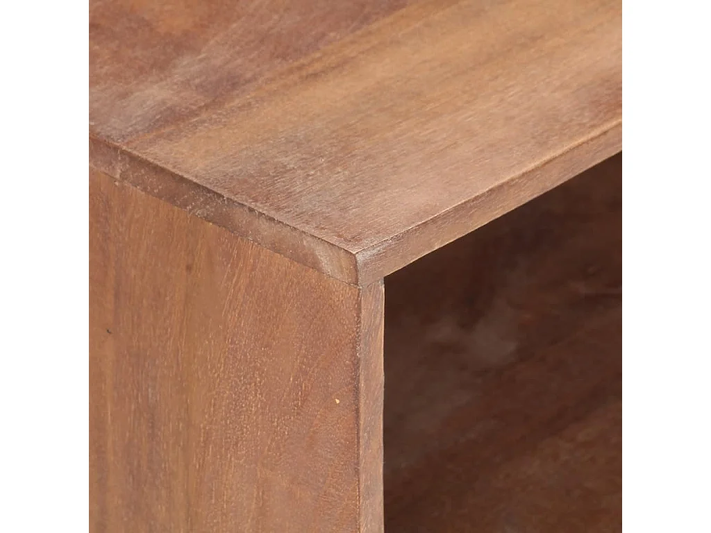 Table de chevet 40x30x50 Bois de manguier massif 5