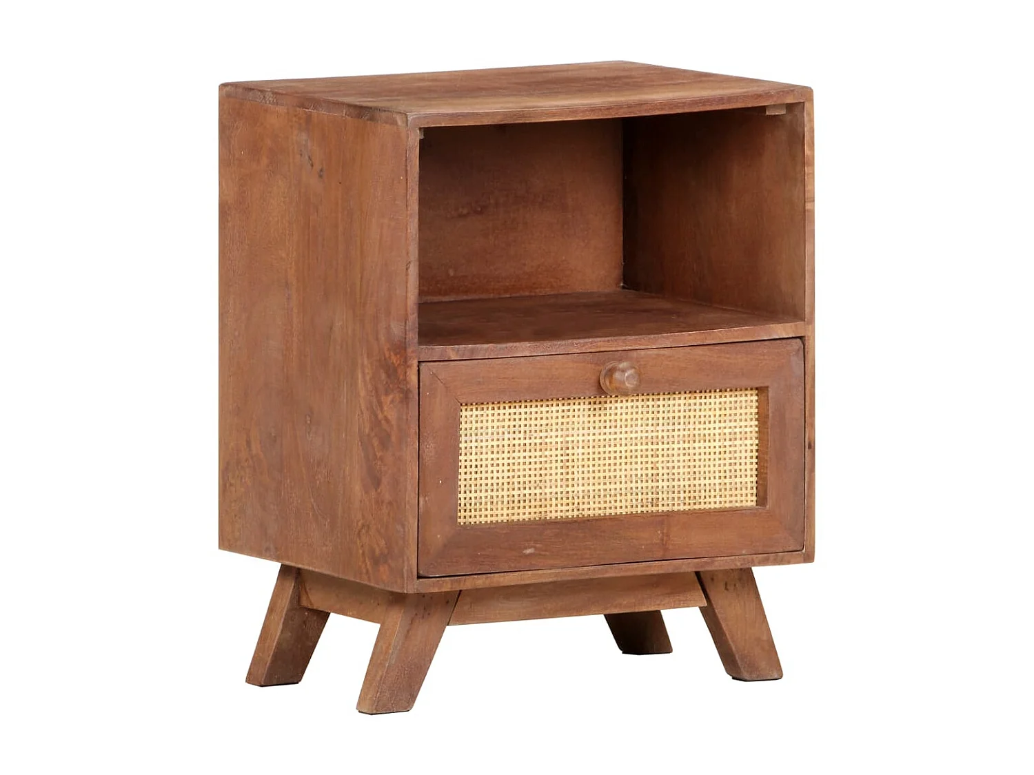 Table de chevet 40x30x50 Bois de manguier massif 5