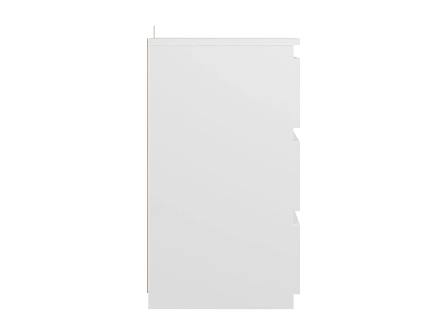 Table de chevet Blanc 40x35x62,5