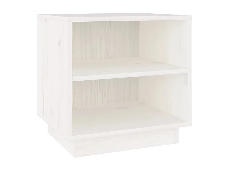 Tables de chevet 2 pcs Blanc 40x34x40 Bois de pin solide
