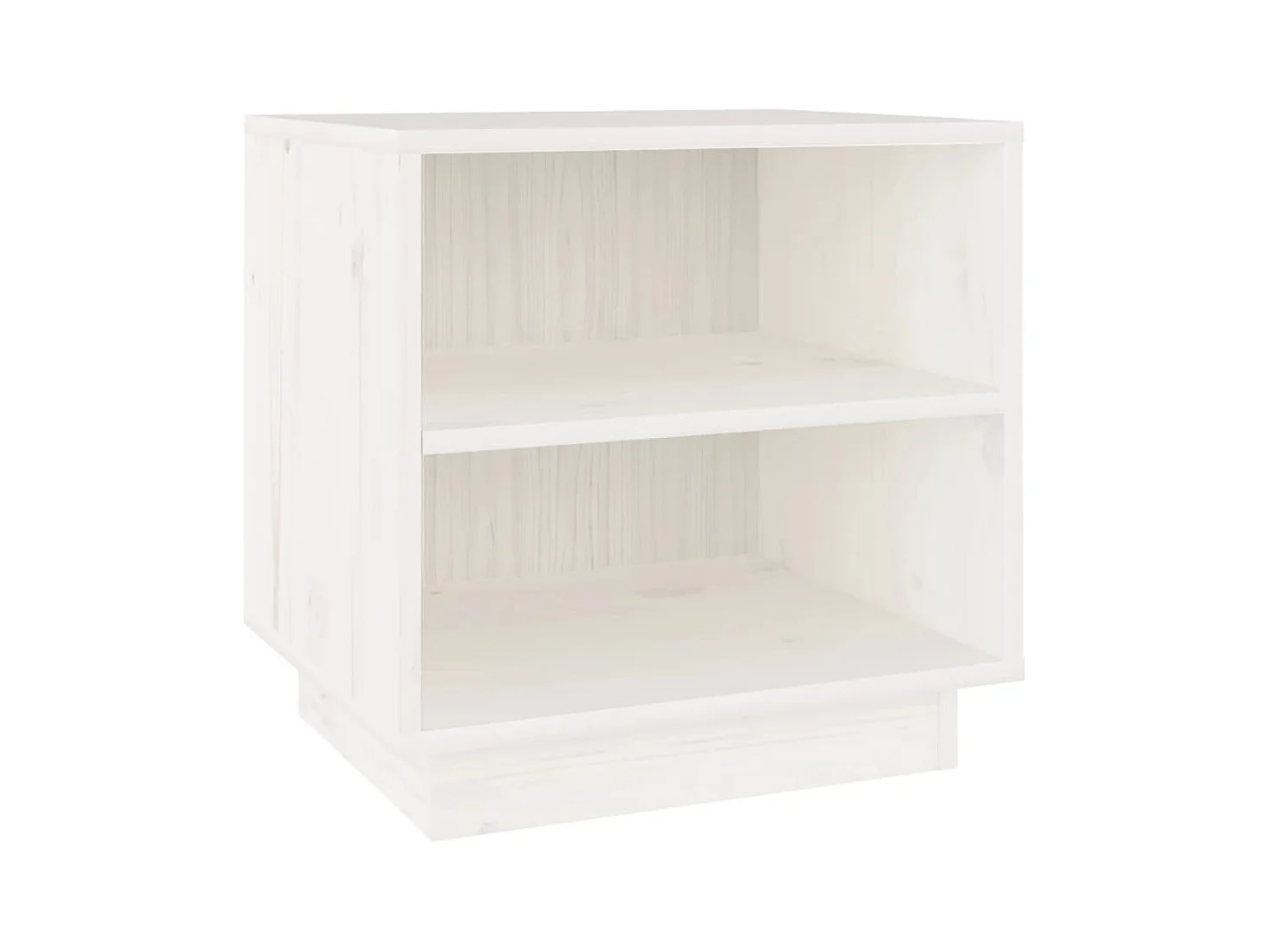 Tables de chevet 2 pcs Blanc 40x34x40 Bois de pin solide