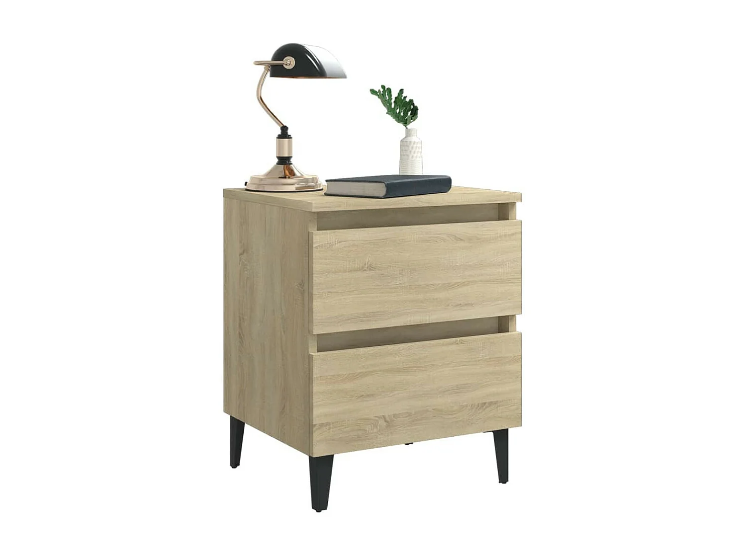 Table de chevet Chêne sonoma 40x35x50